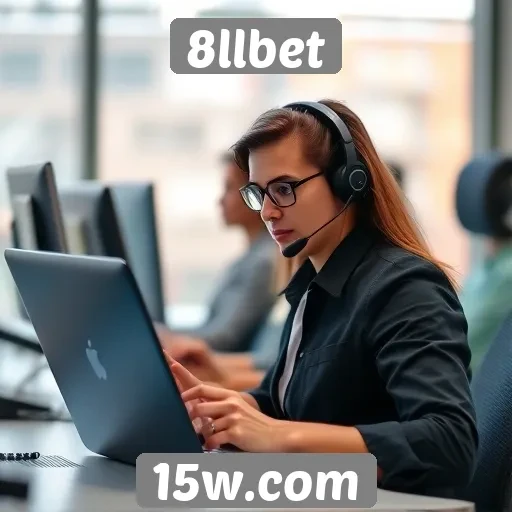Desempenho do suporte ao cliente na 8llbet